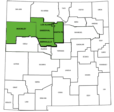New Mexico Service Areas